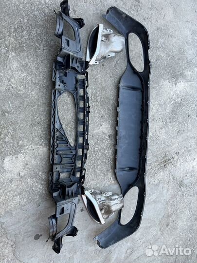 Диффузор заднего бампера Mercedes w213 e300