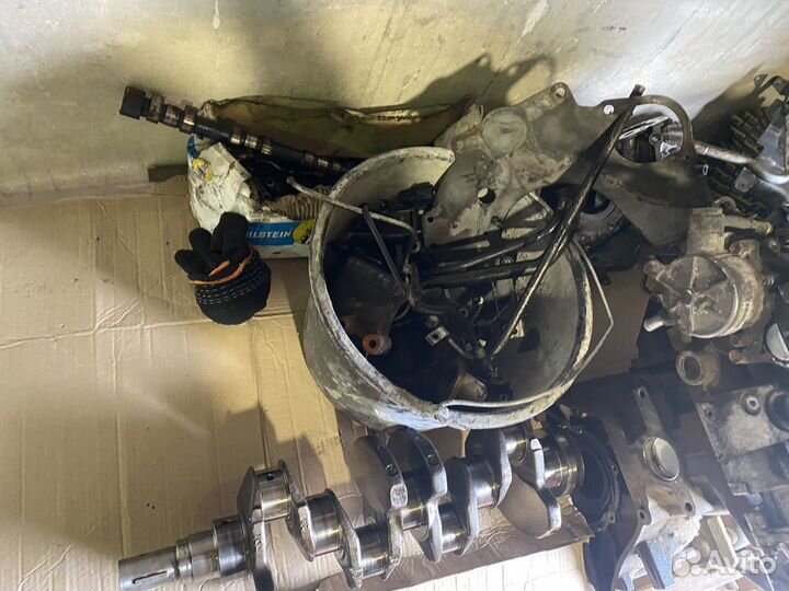 Двигатель в разборе 4d56