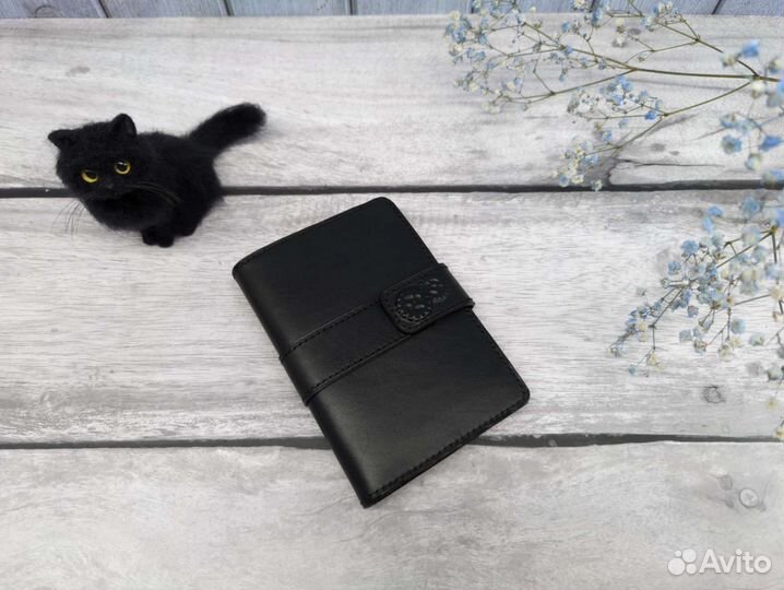 Обложка для паспорта и автодокументов нат.кожа