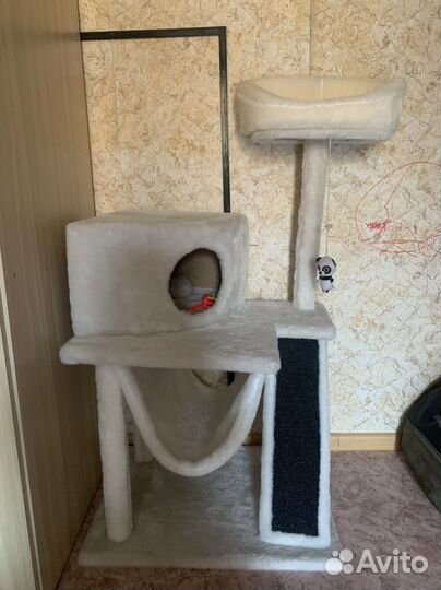 Домик для кошки с когтеточкой