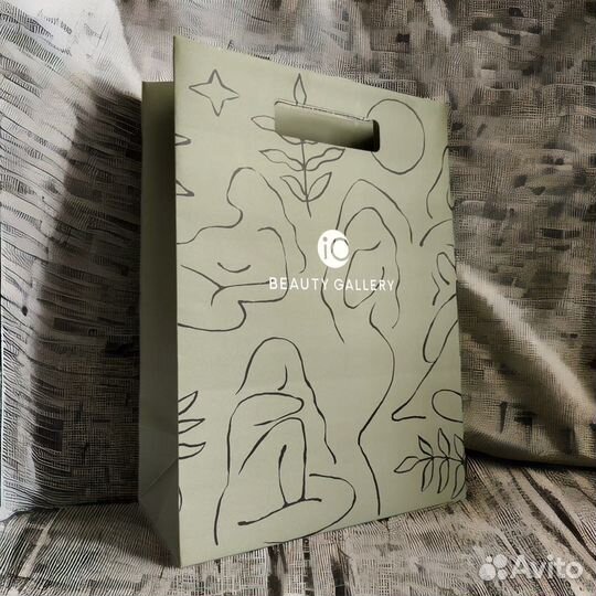 Изготовление бумажных пакетов печать логотипа