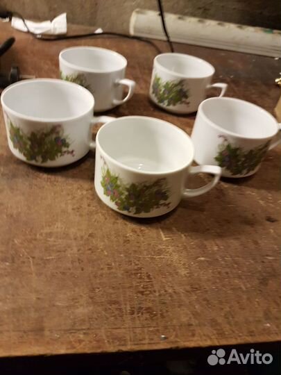 Чайные чашки гдр Кахла