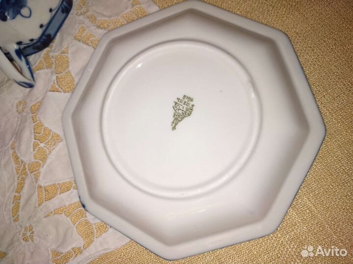 Чайная пара Гжель авторская работа