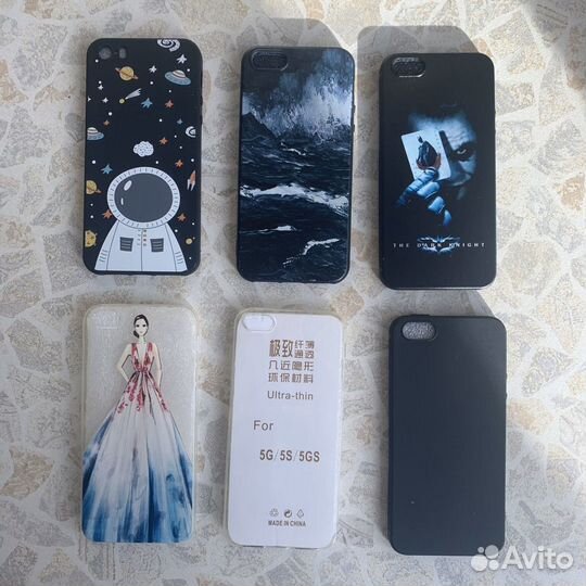 Силиконовый чехол на iPhone 5s, SE