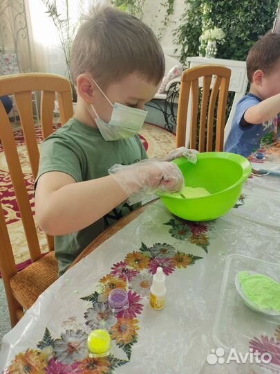 Детский мастер класс по шипучим бомбочкам 1 час