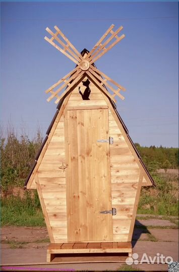 Дачный туалет с установкой