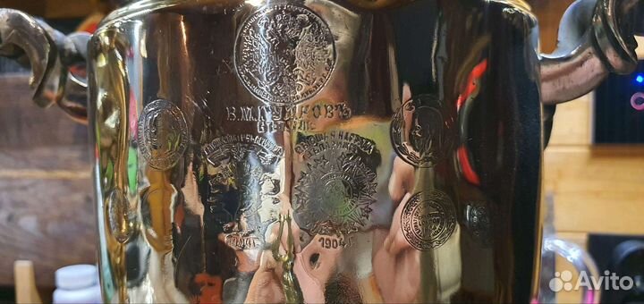 Самовар на дровах царский бочка