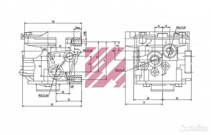 Кран тормозной прицепа ебс