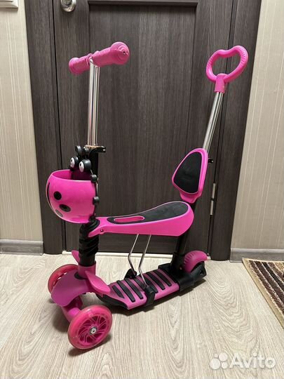 Самокат трансфомер (с сиденьем) 3в1