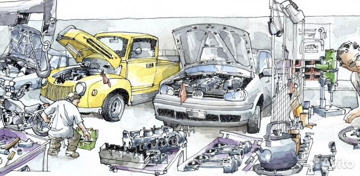 Авто ремонт-двигателей любой сложности