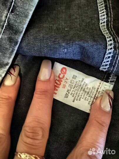 Джинсовый сарафан для девочки