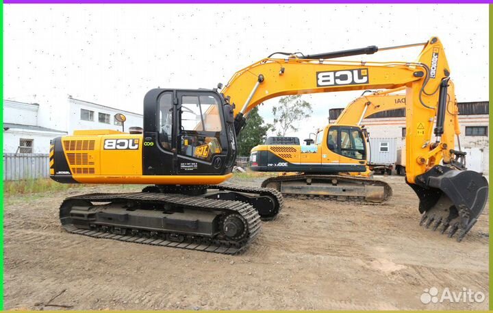 Правое стекло на экскаватор JCB JS 205 lС