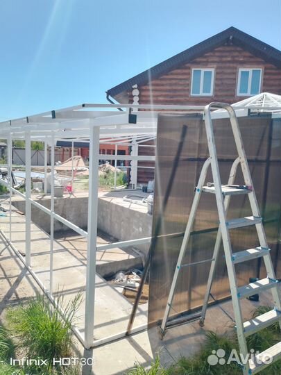 Заборы ворота навесы