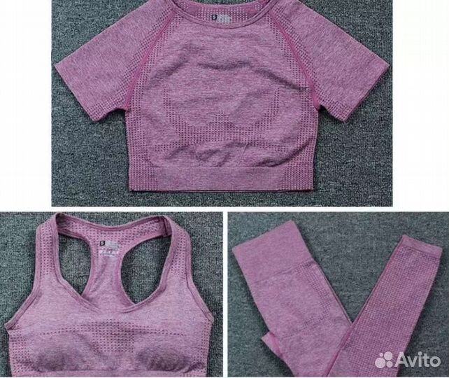 W46 W68 S Бесшовный комплект для фитнеса