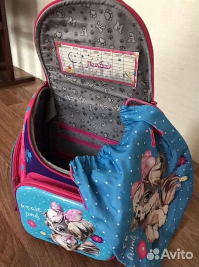 Рюкзак школьный для девочки б/у