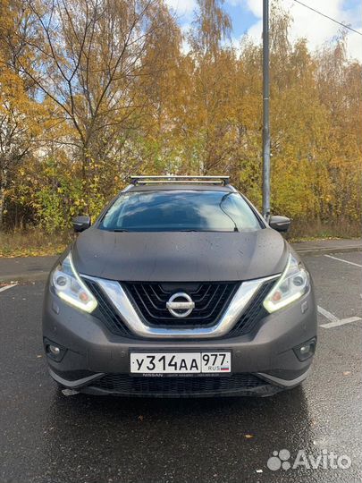 Багажник (поперечины) thule nissan Murano Z52