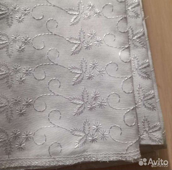 Пододеяльник детский белый 103-134 см