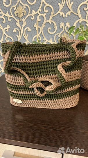 Вязаная крючком сумка