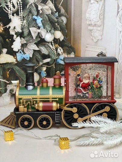 Новогоднмй светильник Поезд