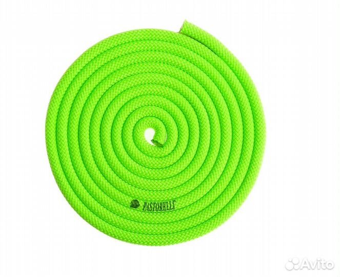 Скакалка pastorelli New Orleans 3м Зелёный-лайм