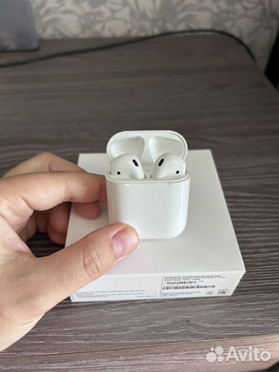 Беспроводные наушники apple airpods 2 оригинальные