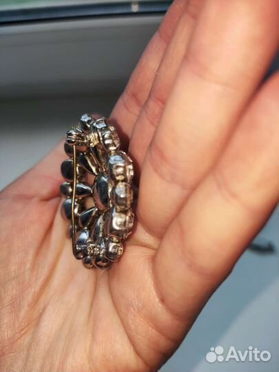 Брошь Чехия винтаж советских времён