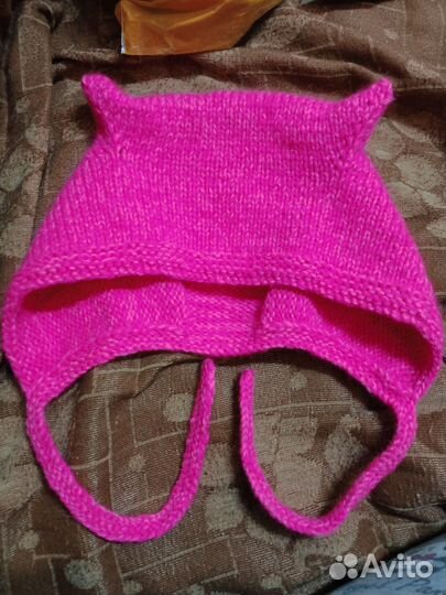 Коточепчик, шапка с ушками