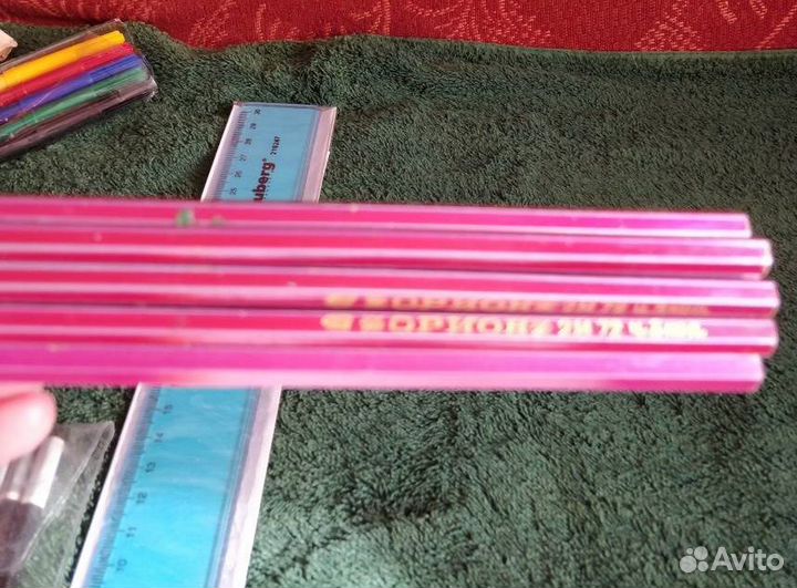 Карандаши СССР и перьевые ручки