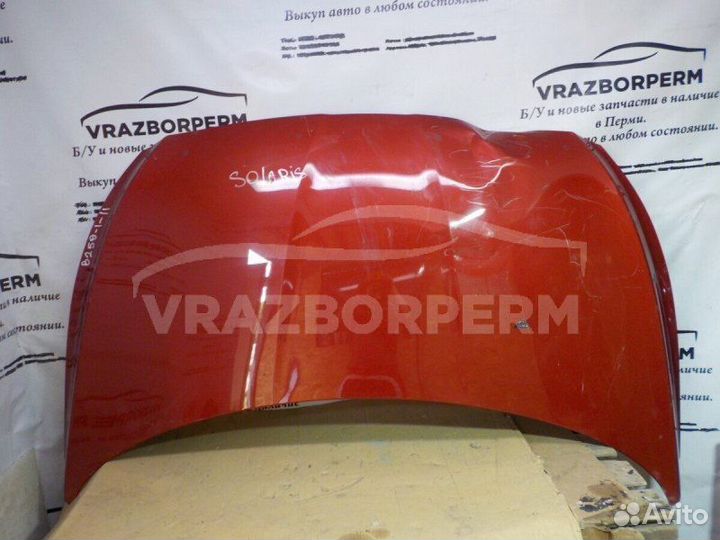 Капот Hyundai Solaris 2010-2017