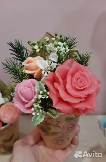 Букет из мыла