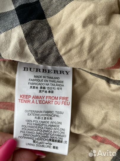 Куртка burberry детская