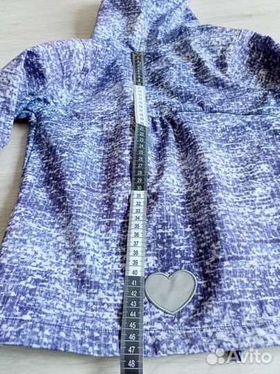 Лёгкая курточка на флисе 116