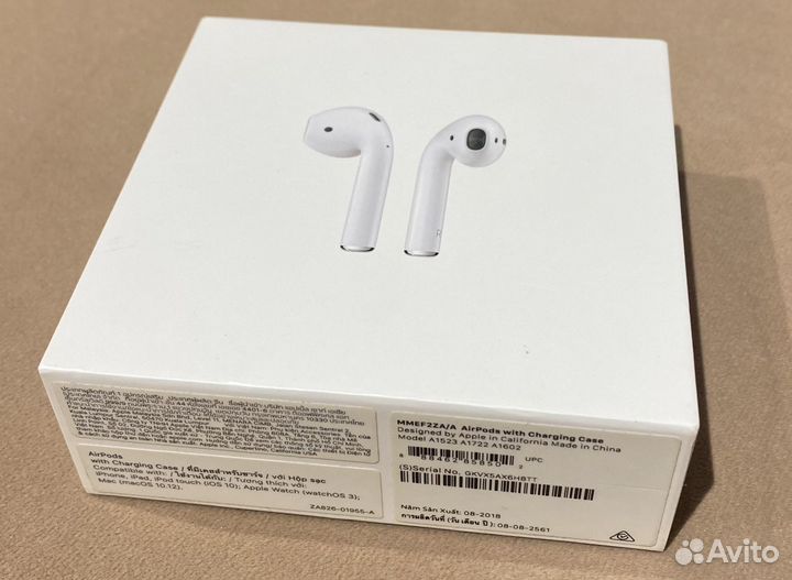 Беспроводные наушники apple airpods