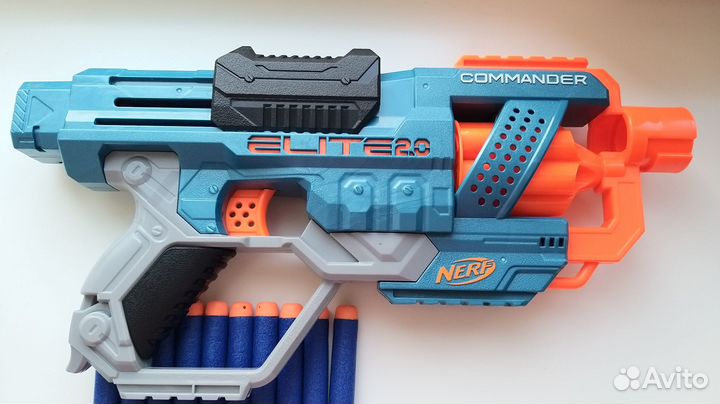 Бластер автомат нерф нёрф Nerf commander elite 2.0