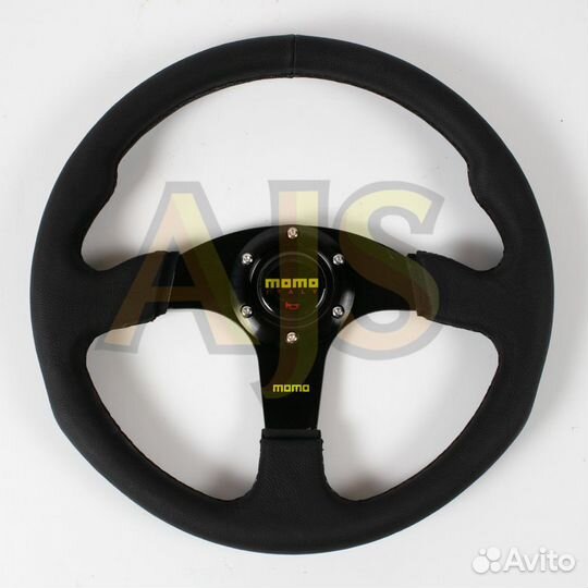 Руль momo без выноса кожа