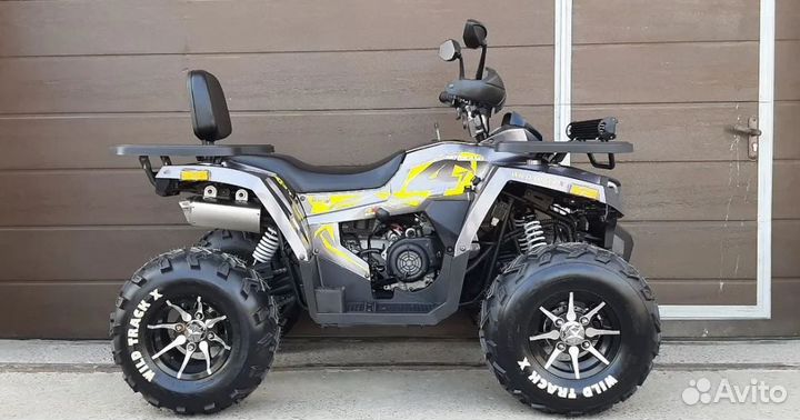 Квадроцикл Motoland Wild Track X 200 PRO металлик