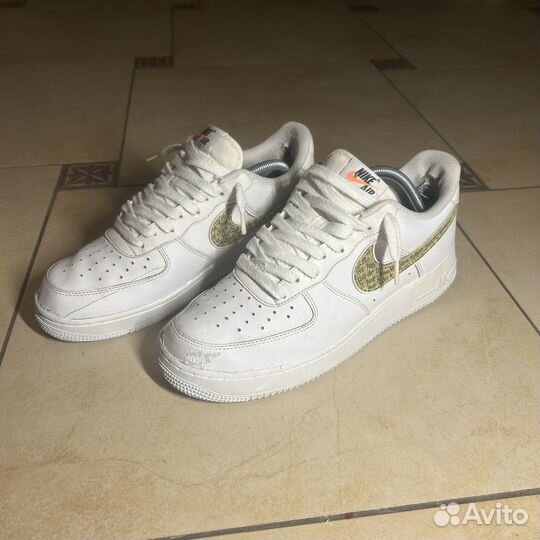 Nike Air Force 1 Low Just Do IT Pack White Clear