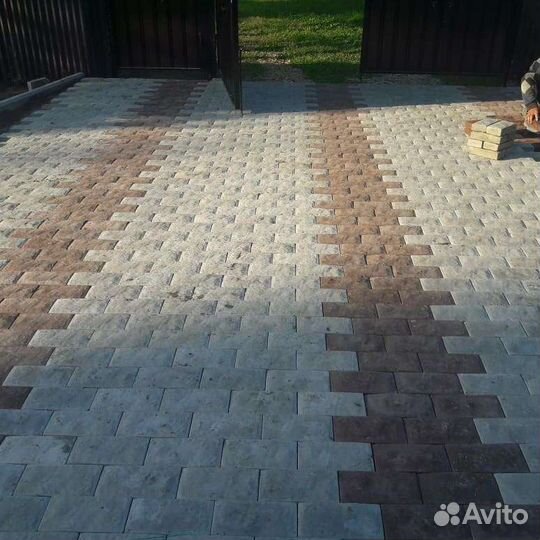 Укладка тротуарной плитки