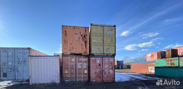 Морской контейнер 40 футов высокий бу