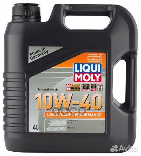 П/с. мот.масло Leichtlauf Performance 10W-40 SL