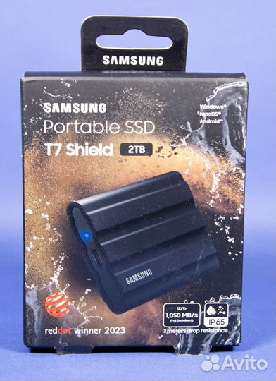 Внешний SSD Samsung T7 Shield 2TB, MU-PE2T0S/AM, B