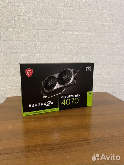 Видеокарта RTX 4070 / Новая