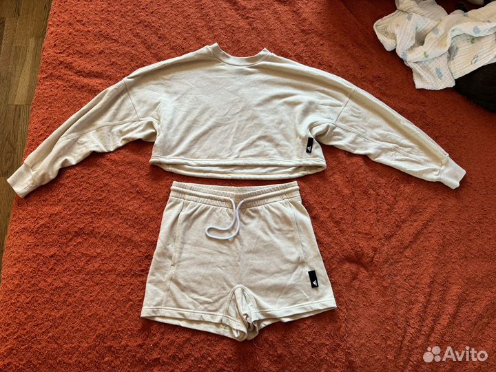 Летний женский костюм с шортами 44 размер
