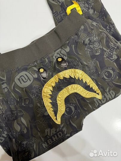 Bape neighborhood штаны