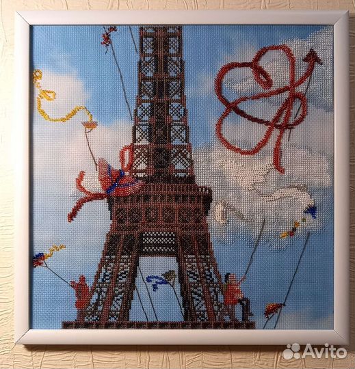 Картина вышитая крестиком 