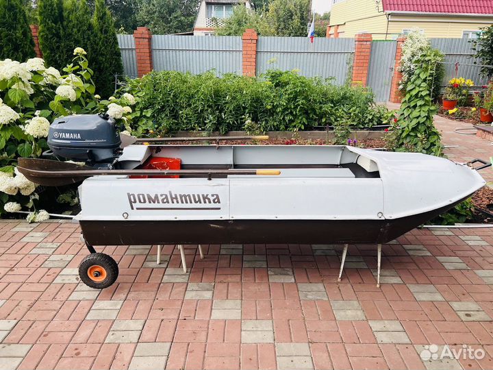 Мотор yamaha 4-х тактный и лодка 