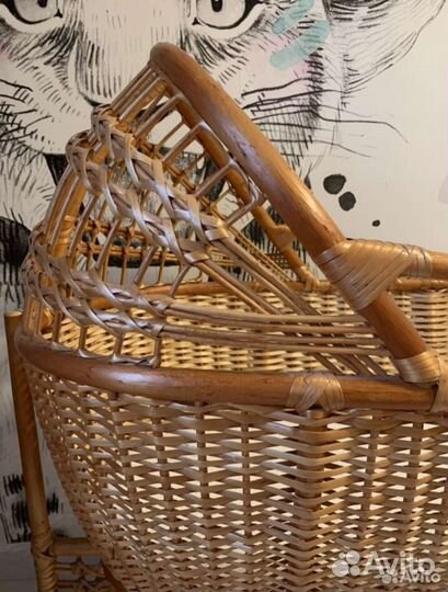 Люлька колыбель из лозы