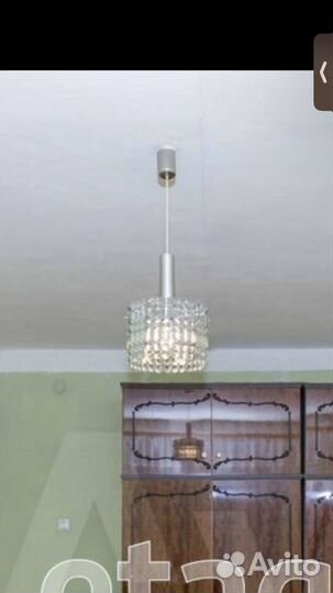 Люстра хрусталь, советская, СССР, подвесная