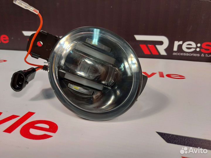 Комплект туманок Nissan 2 уха 2 режима LED