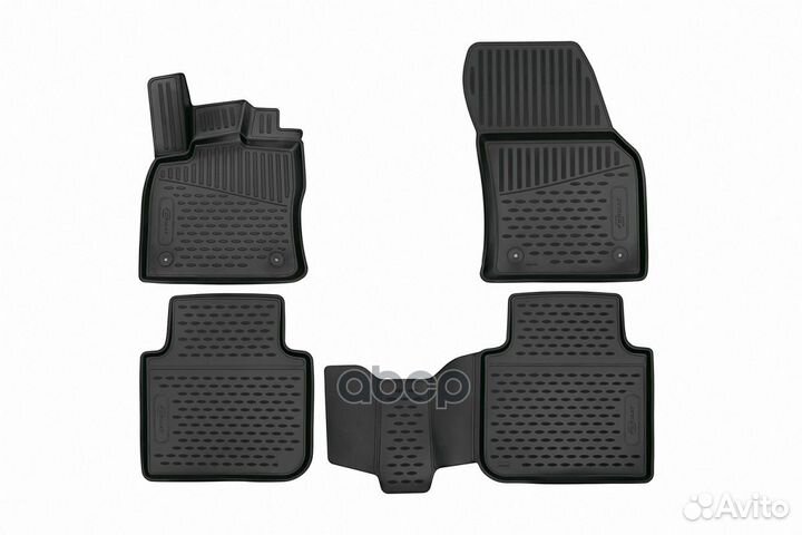 Коврики 3D в салон toyota Camry, 2014, 4 шт